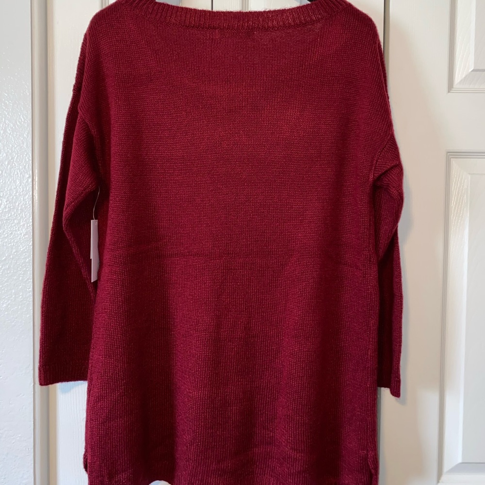 Red knitted sweater - Picture 4 of 4